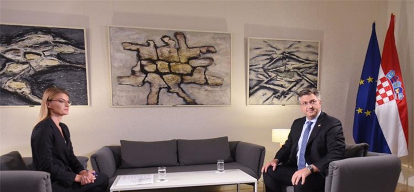 Predsjednik Vlade u Dnevniku HTV-a: Politika naše Vlade je nulta tolerancija na korupciju